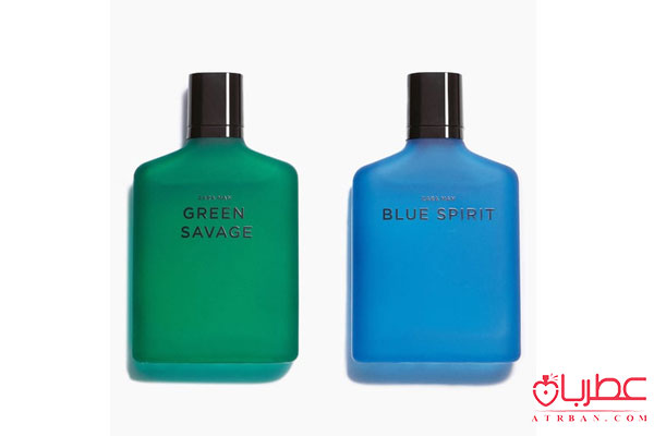 عطر ادکلن زارا بلو من اسپریت و گرین ساواج دوقلو